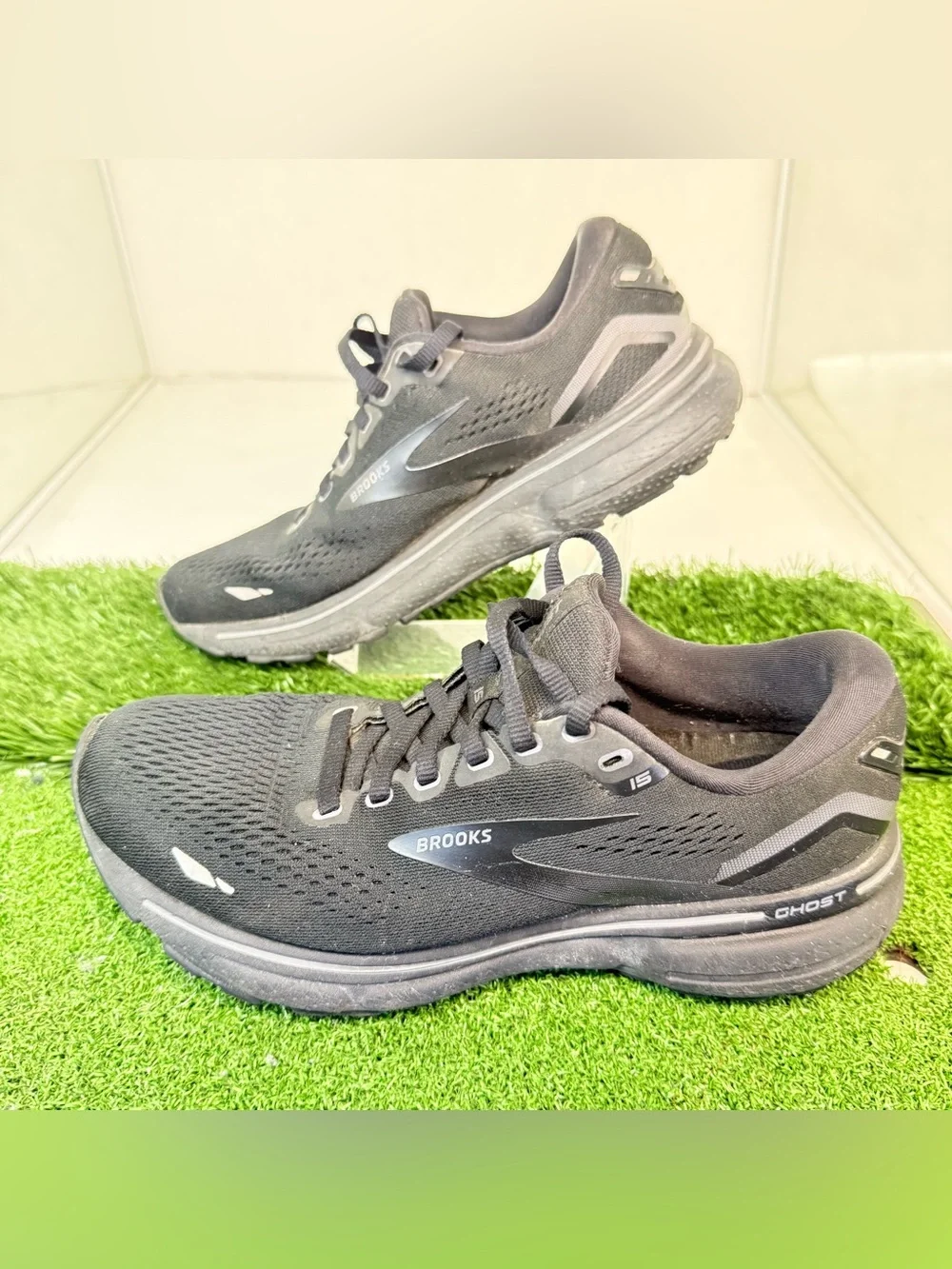 Brooks Ghost 15 Women’s Size 7 Shoes Black Running Walking 1203801B020